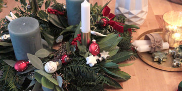 Adventskranz selbst binden ist ganz einfach