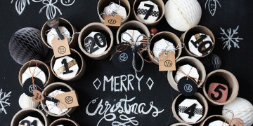 DIY Adventskalender aus Klopapierrollen