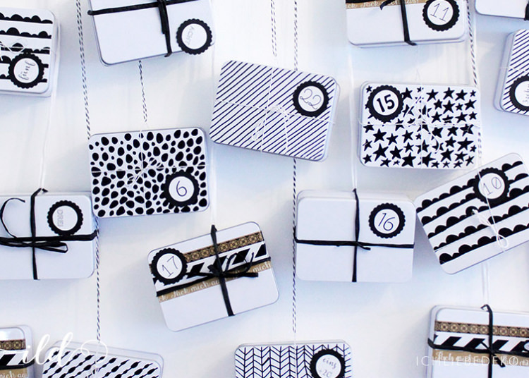 DIY Adventskalender aus Blechdosen