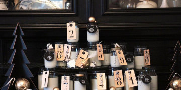 DIY Adventskalender aus Einweg Gläser selber machen