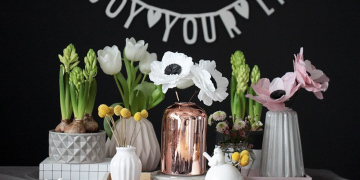 DIY Papierblumen im Frühlingslook