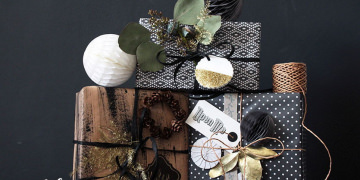 Geschenkverpackung zu Weihnachten & DIY Geschenkpapier