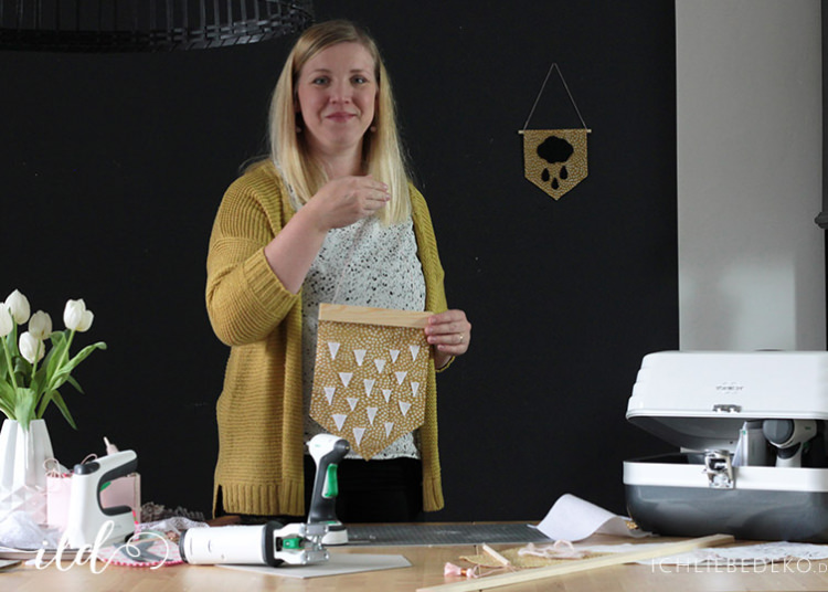 Wimpel als Wanddeko – DIY Workshop mit Twercs von Vorwerk