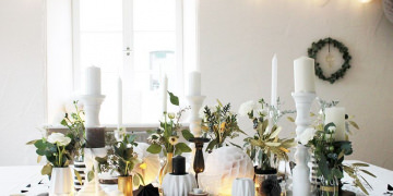 Winterhochzeit im Vintage-Look