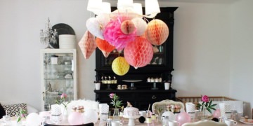 Tischdekoration für den Kindergeburtstag