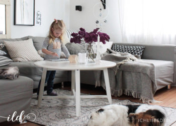 Kleiner Einblick in unser Wohnzimmer & warum ein Tag als Mama oft anders läuft als geplant