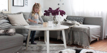 Kleiner Einblick in unser Wohnzimmer & warum ein Tag als Mama oft anders läuft als geplant