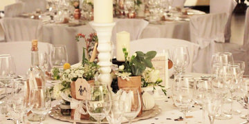 Hochzeitsdeko im Vintage-Stil