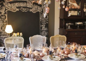 Weihnachtstischdekoration