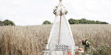 Garten Deko Ideen: Tipi im Garten selber machen